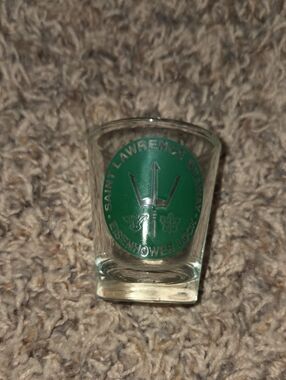 Green Saint Lawrence Seaway Eisenhower Lock Shot Glass